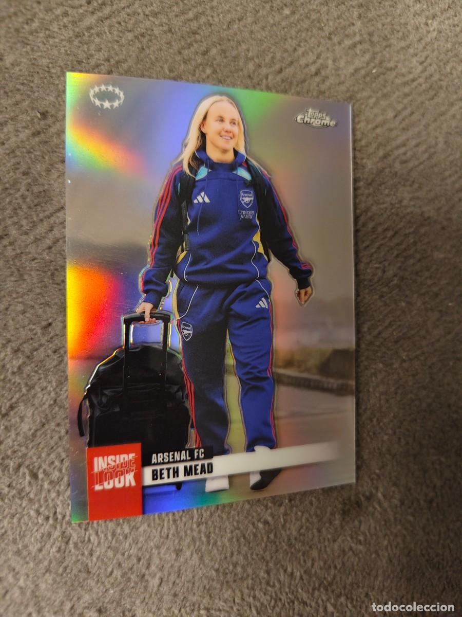 Cromos de f&uacute;tbol: IL-2 UWCL 25 26 CHROME BETH MEAD ARSENAL FC INSIDE LOOK WOMEN CHAMPIONS LEAGUE TOPPS 2025 2026 AAE