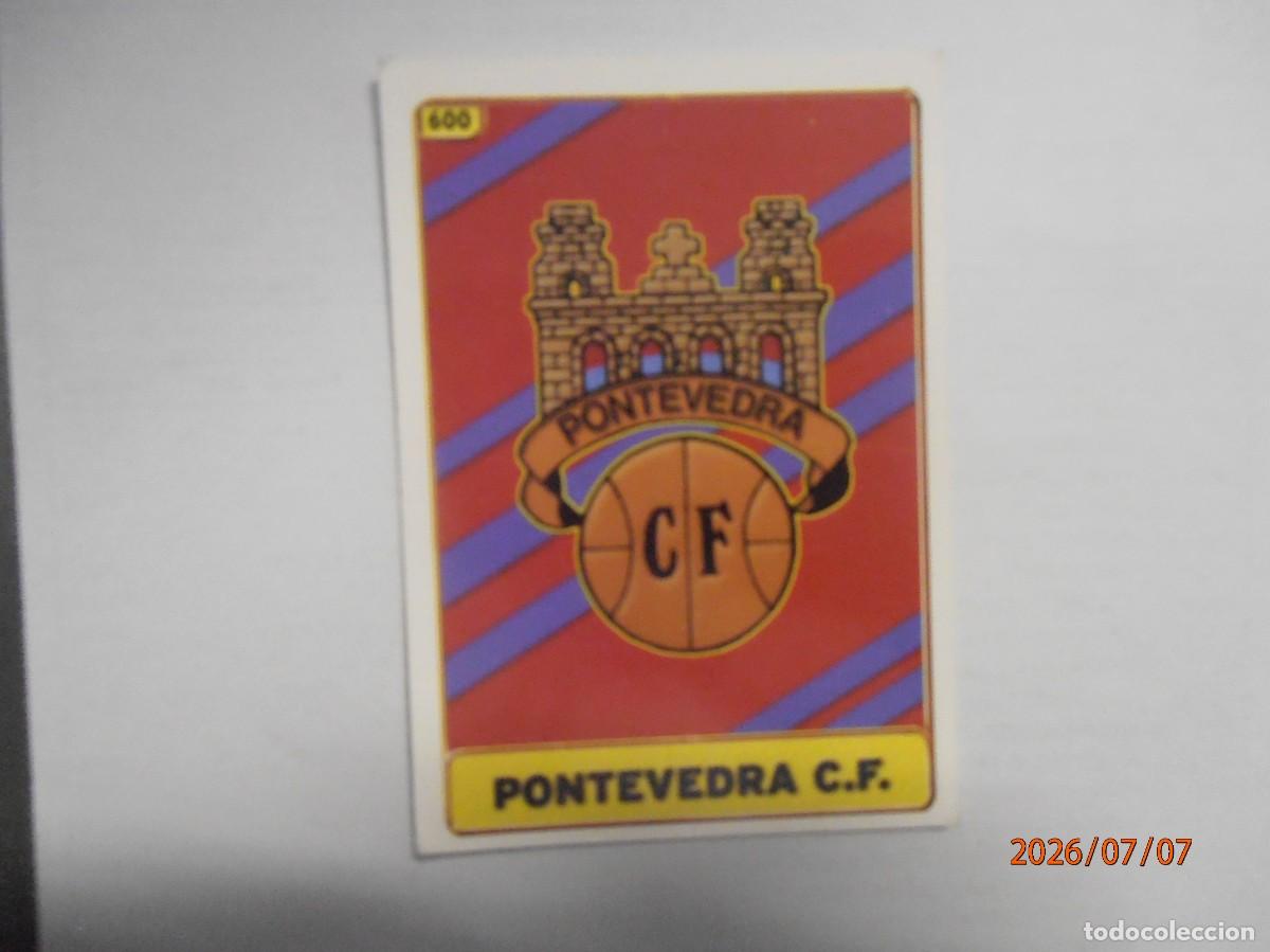 Cromos de f&uacute;tbol: Escudo Pontevedra CF fichas liga 2005