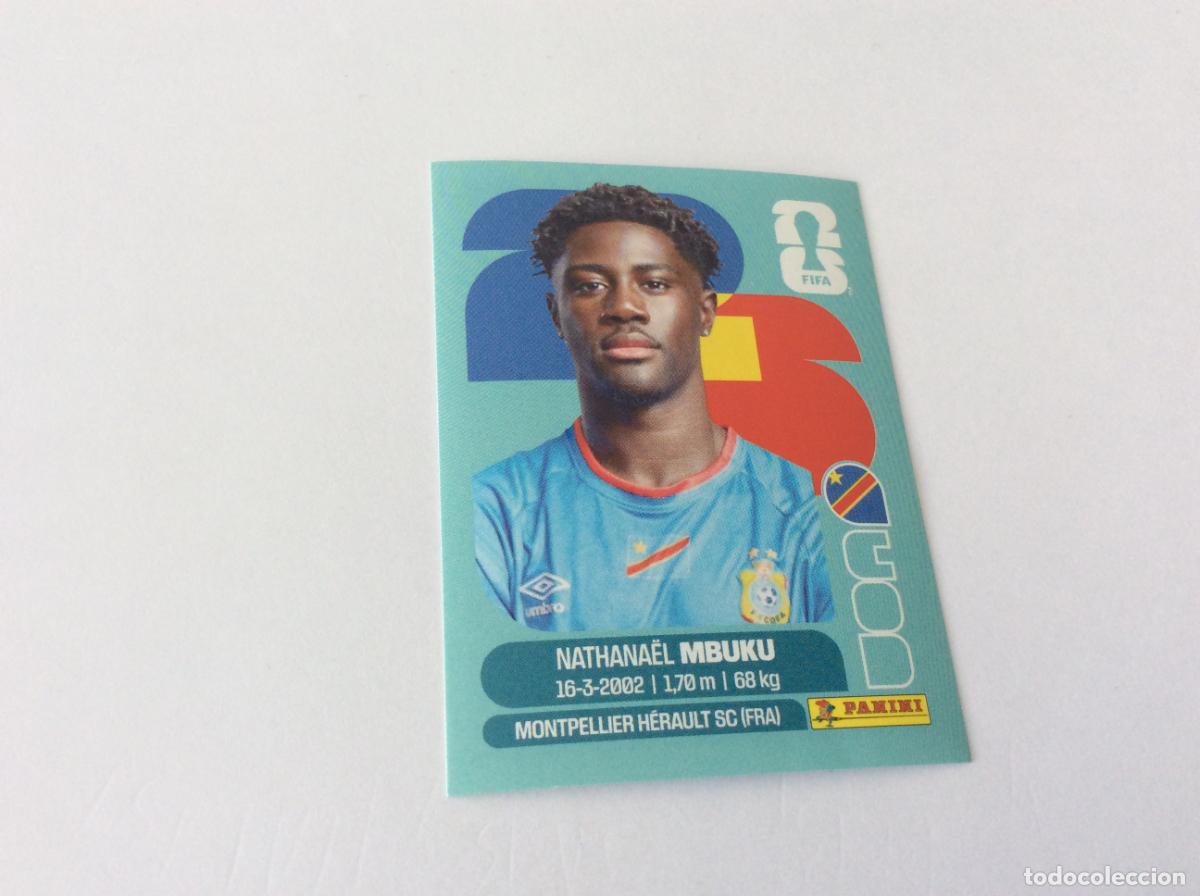 Cromos de f&uacute;tbol: COD20 COD 20 Nathana&euml;l Mbuku Congo Sticker Cromo FIFA World Cup 2026 26 Panini Mundial