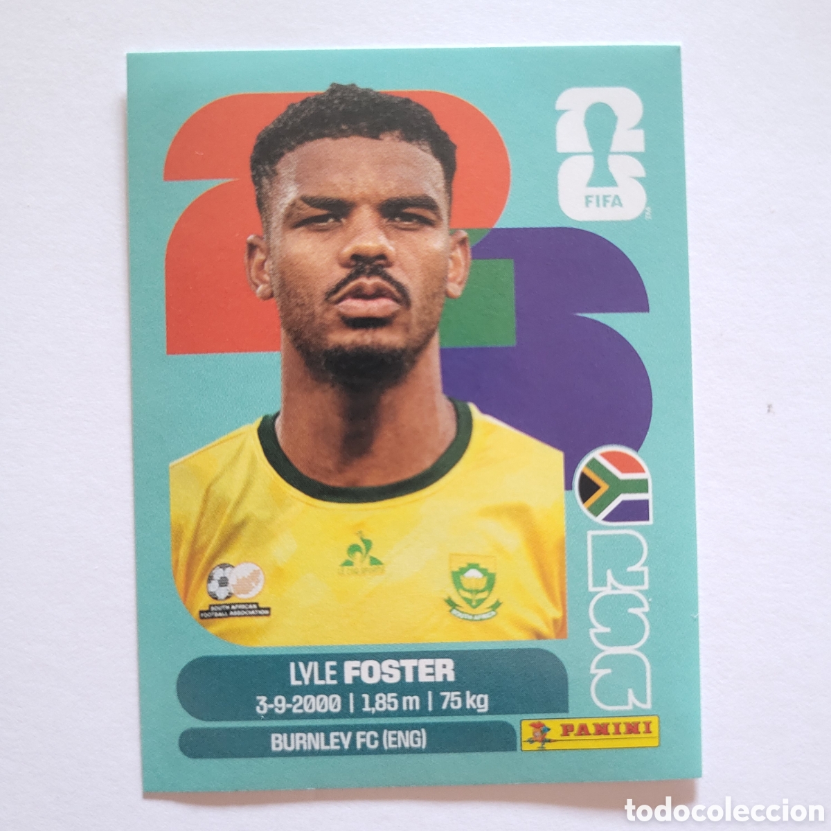Cromos de f&uacute;tbol: RSA 17 Lyle Foster [Sticker] / FIFA World Cup 2026