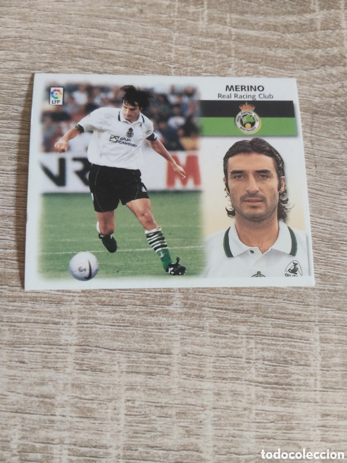 Cromos de f&uacute;tbol: Merino baja Racing de Santander liga 1999 2000 99 00 ediciones este