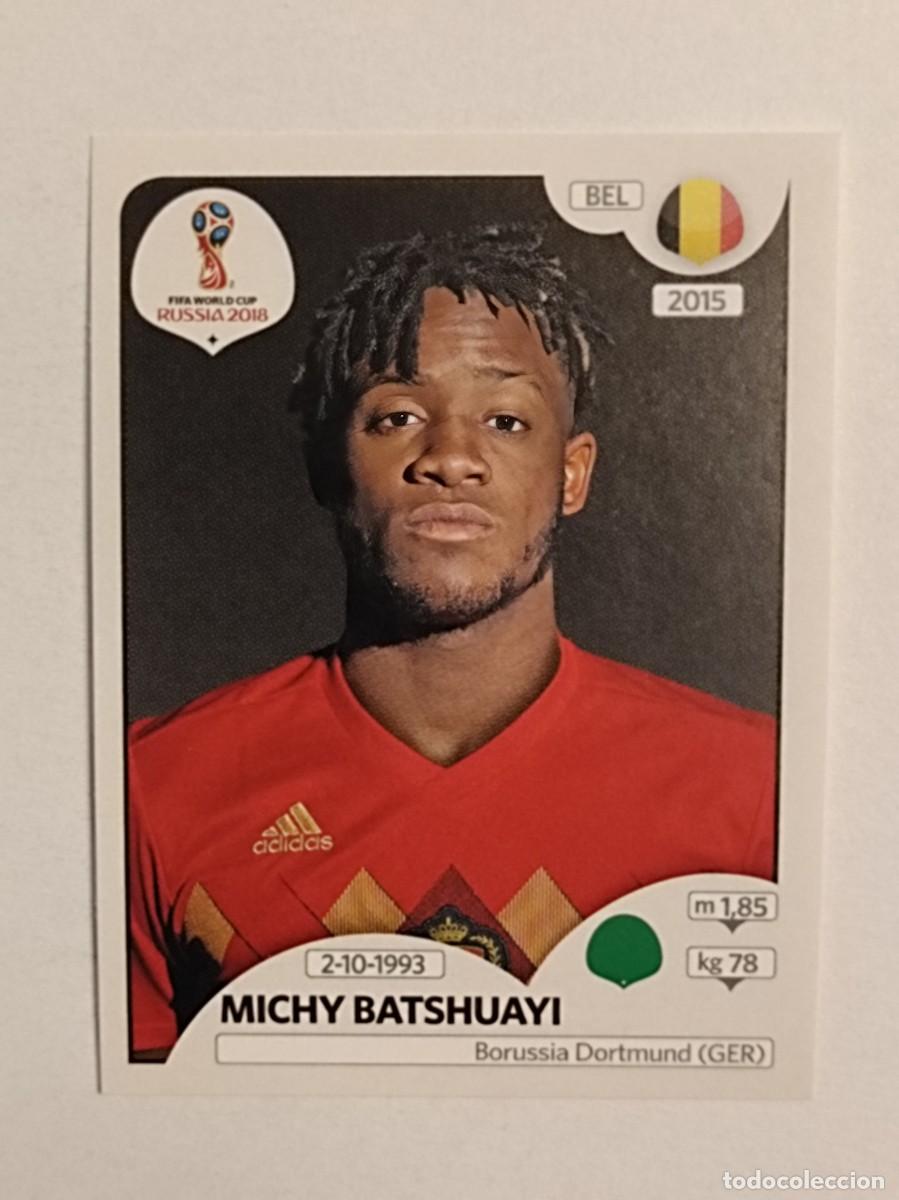 Cromos de f&uacute;tbol: #518 BATSHUAYI (BELGICA) MUNDIAL RUSIA 2018 PANINI VERSION ROSA
