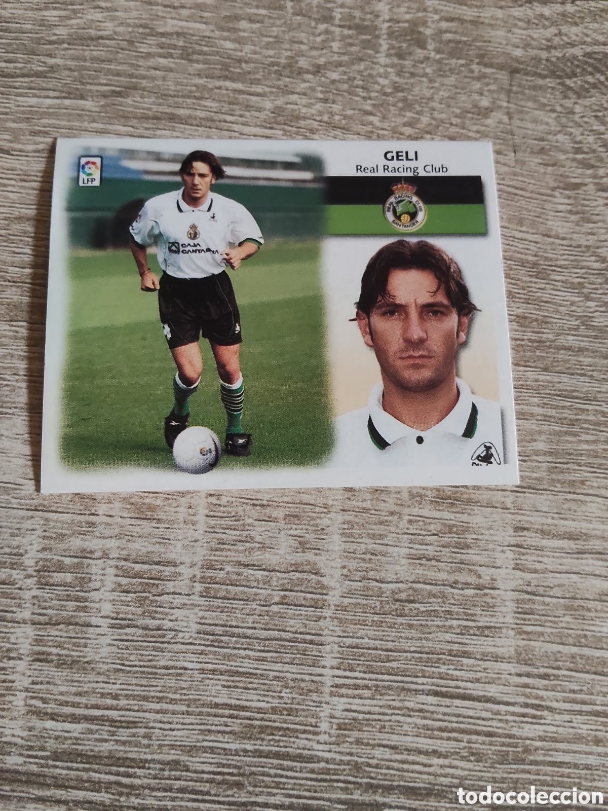 Cartes &agrave; collectionner de Football: Geli baja Racing de Santander liga 1999 2000 99 00 ediciones este