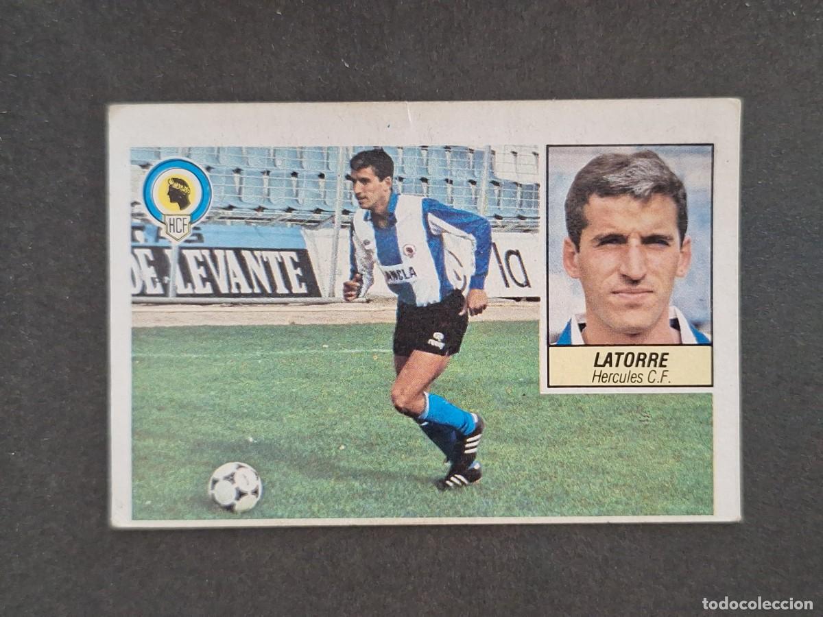 Cartes &agrave; collectionner de Football: L5 LATORRE HERCULES C. F. LIGA ESTE 1984 1985 84 85 DESPEGADO RECUPERADO
