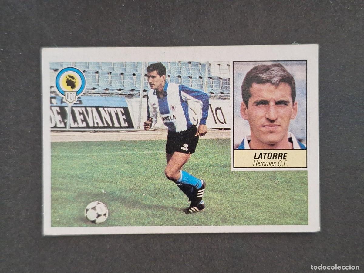 Cartes &agrave; collectionner de Football: L5 LATORRE HERCULES C. F. LIGA ESTE 1984 1985 84 85 DESPEGADO RECUPERADO