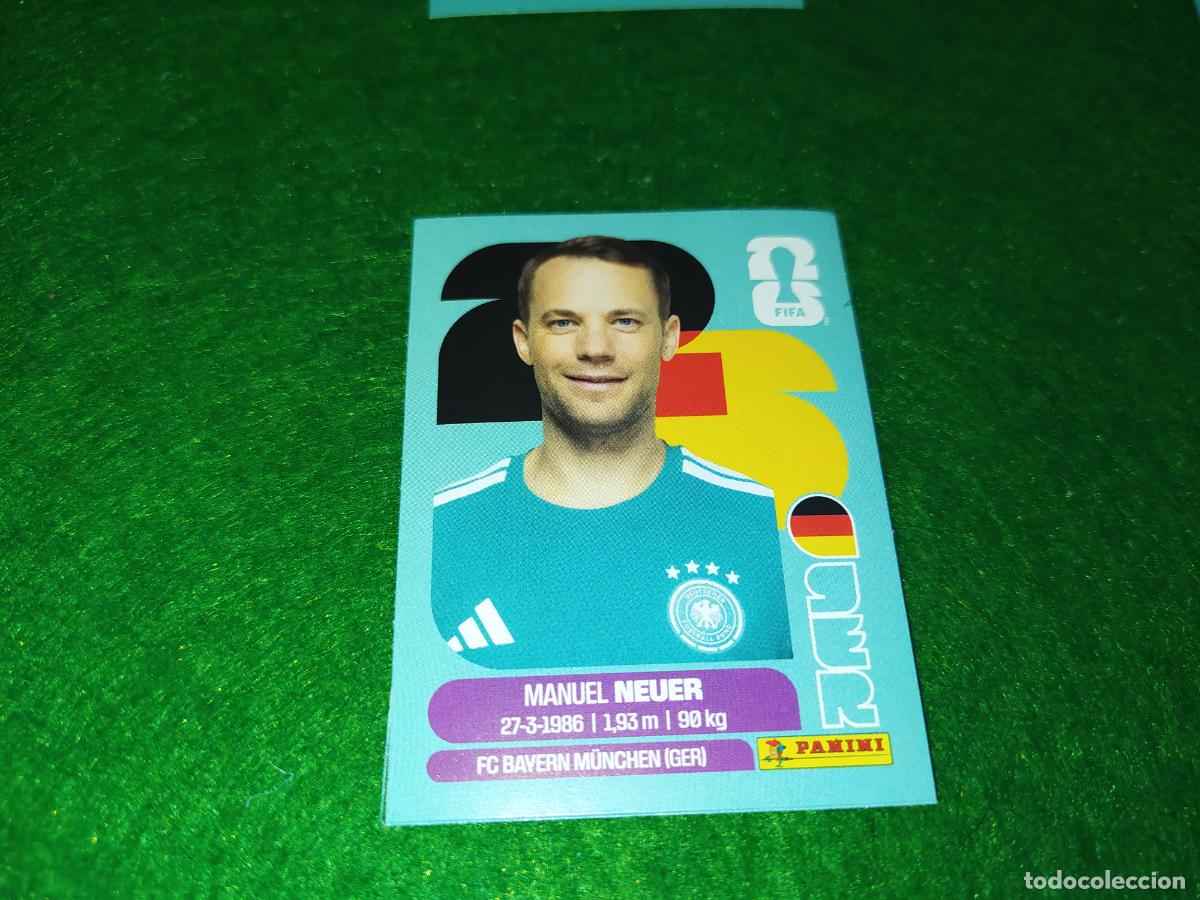 Cartes &agrave; collectionner de Football: COLLECTION WORLD CUP MUNDIAL 2026 - UPDATE SET - ACTUALIZAION - ALEMANIA NEUER