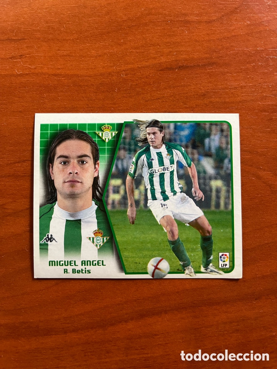 Cartes &agrave; collectionner de Football: MIGUEL ANGEL BETIS ULTIMOS FICHAJES N&ordm; 29 LIGA ESTE 2005 2006 05 06 NUNCA PEGADO SIN PEGAR