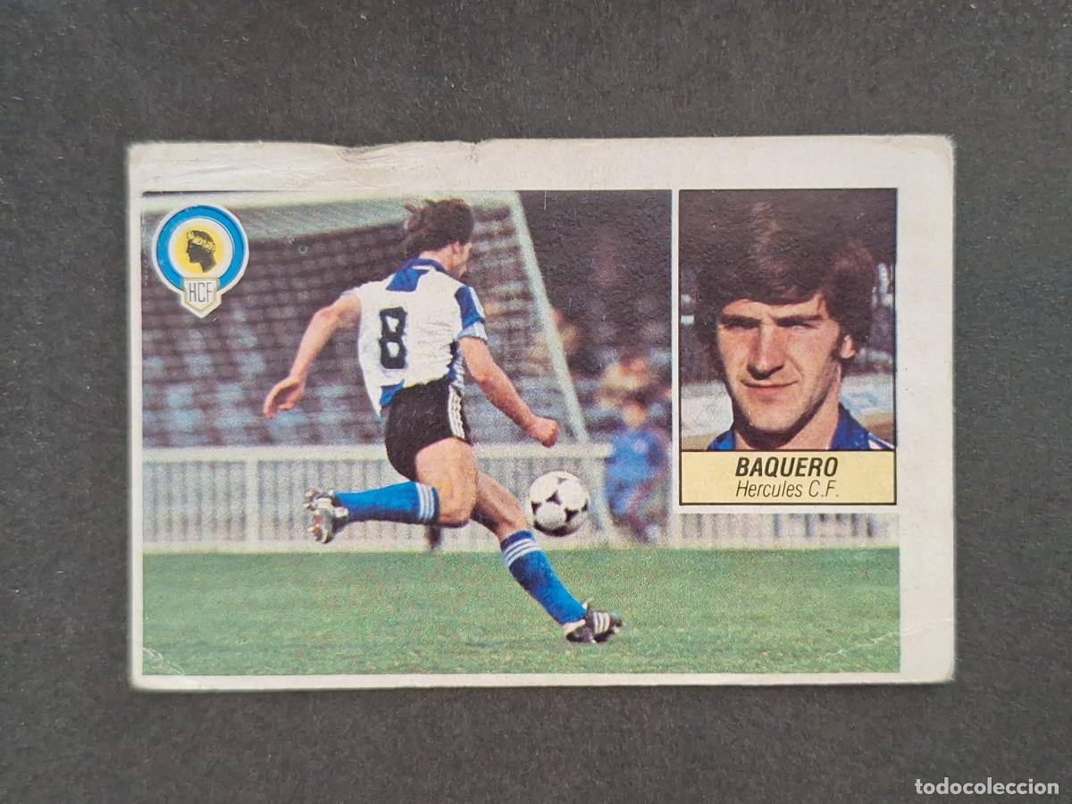 Cartes &agrave; collectionner de Football: L5 BAQUERO HERCULES C. F. LIGA ESTE 1984 1985 84 85 DESPEGADO RECUPERADO