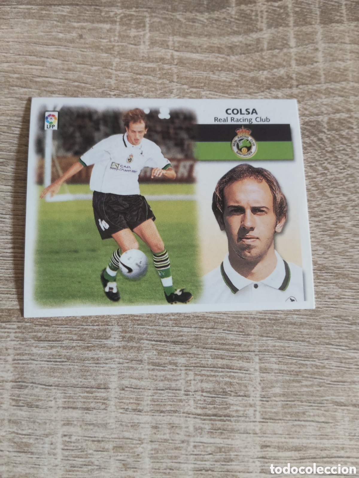 Cartes &agrave; collectionner de Football: Colsa coloca Racing de Santander liga 1999 2000 99 00 ediciones este