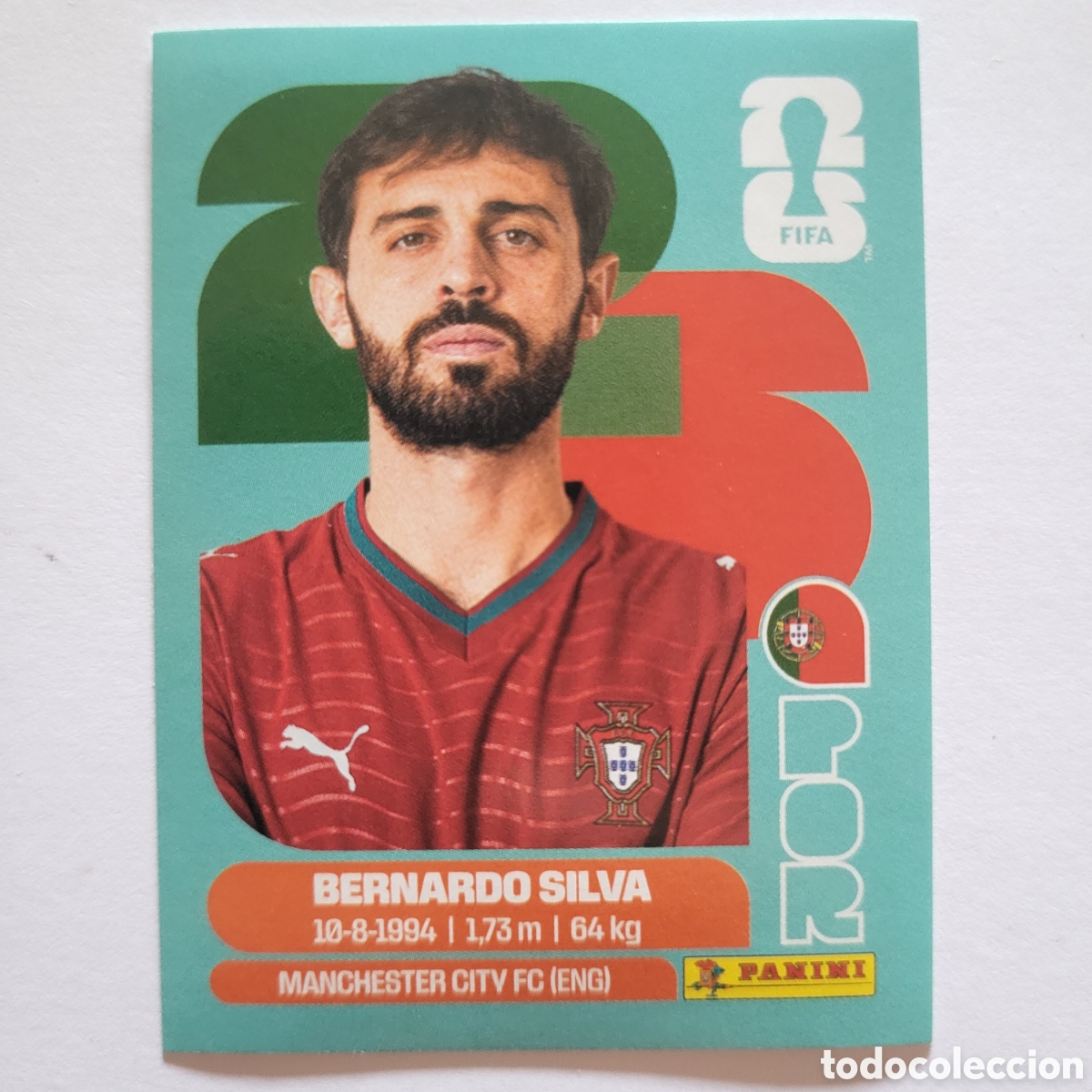 Cartes &agrave; collectionner de Football: POR 9 Bernardo Silva [Sticker] / FIFA World Cup 2026