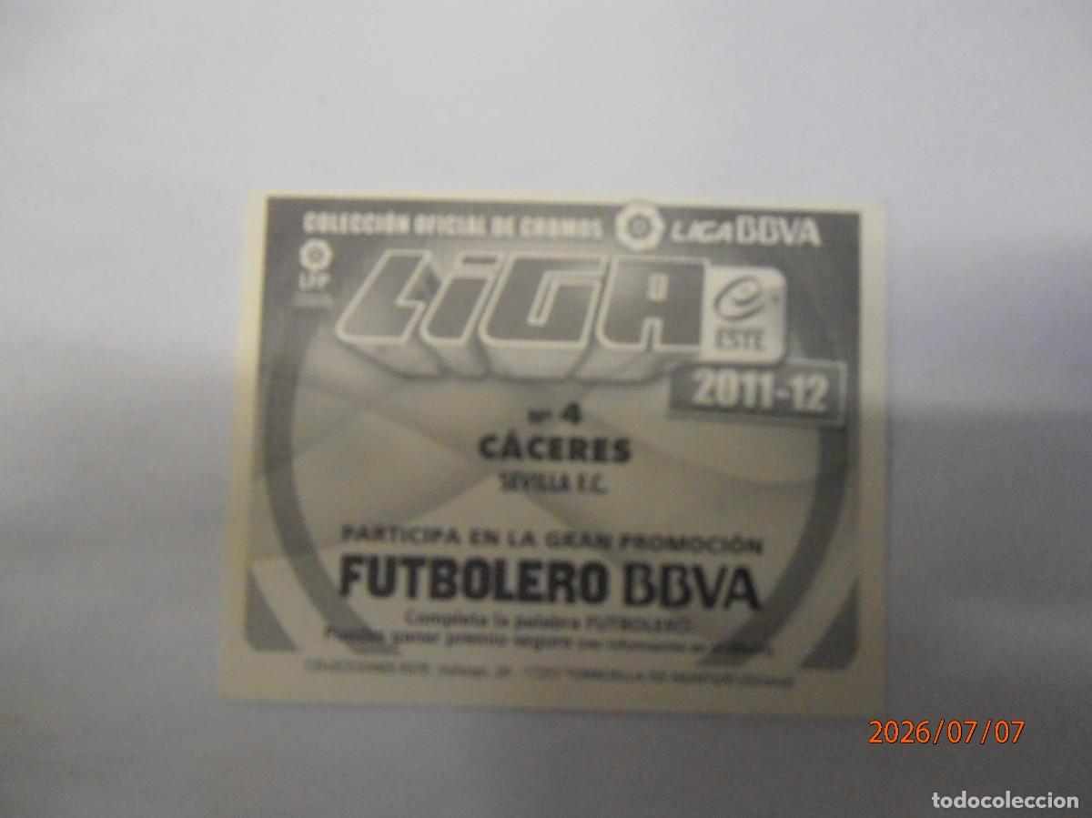 Cromos de f&uacute;tbol: C&aacute;ceres - Sevilla - Este 2011-12 - Foto 2