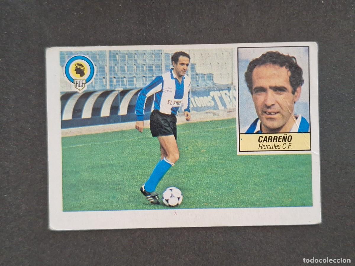 Cartes &agrave; collectionner de Football: L5 CARRE&Ntilde;O HERCULES C. F. LIGA ESTE 1984 1985 84 85 DESPEGADO RECUPERADO