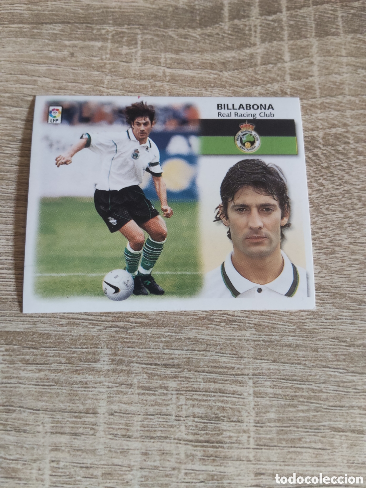 Cartes &agrave; collectionner de Football: Billabona coloca Racing de Santander liga 1999 2000 99 00 ediciones este