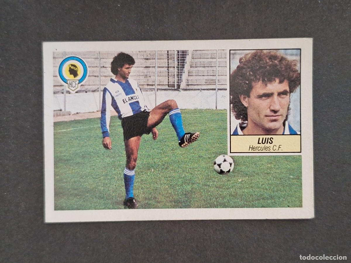 Cartes &agrave; collectionner de Football: L5 LUIS HERCULES C. F. LIGA ESTE 1984 1985 84 85 DESPEGADO RECUPERADO