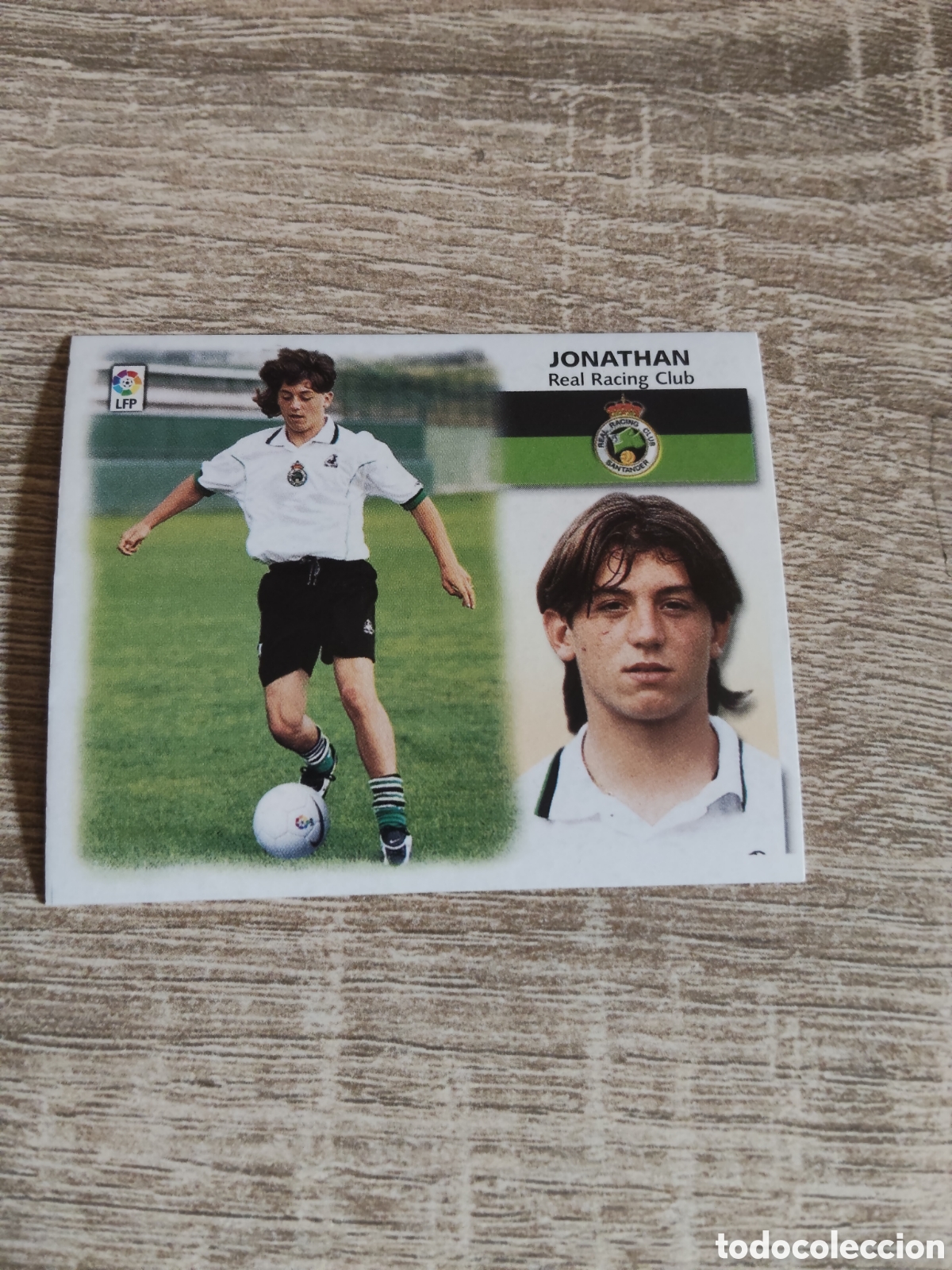 Cromos de f&uacute;tbol: Jonathan coloca Racing de Santander liga 1999 2000 99 00 ediciones este