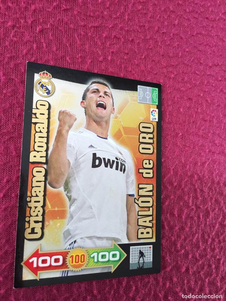 Cromos de f&uacute;tbol: ADRENALYN XL 2010 2011 PANINI 428 CRISTIANO RONALDO (REAL MADRID) BALON DE ORO CROMO LIGA 10 11