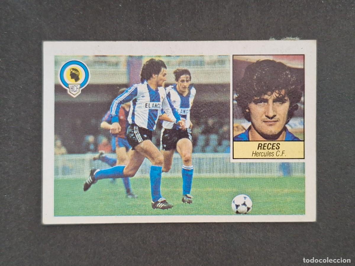 Cromos de f&uacute;tbol: L5 RECES HERCULES C. F. LIGA ESTE 1984 1985 84 85 DESPEGADO RECUPERADO