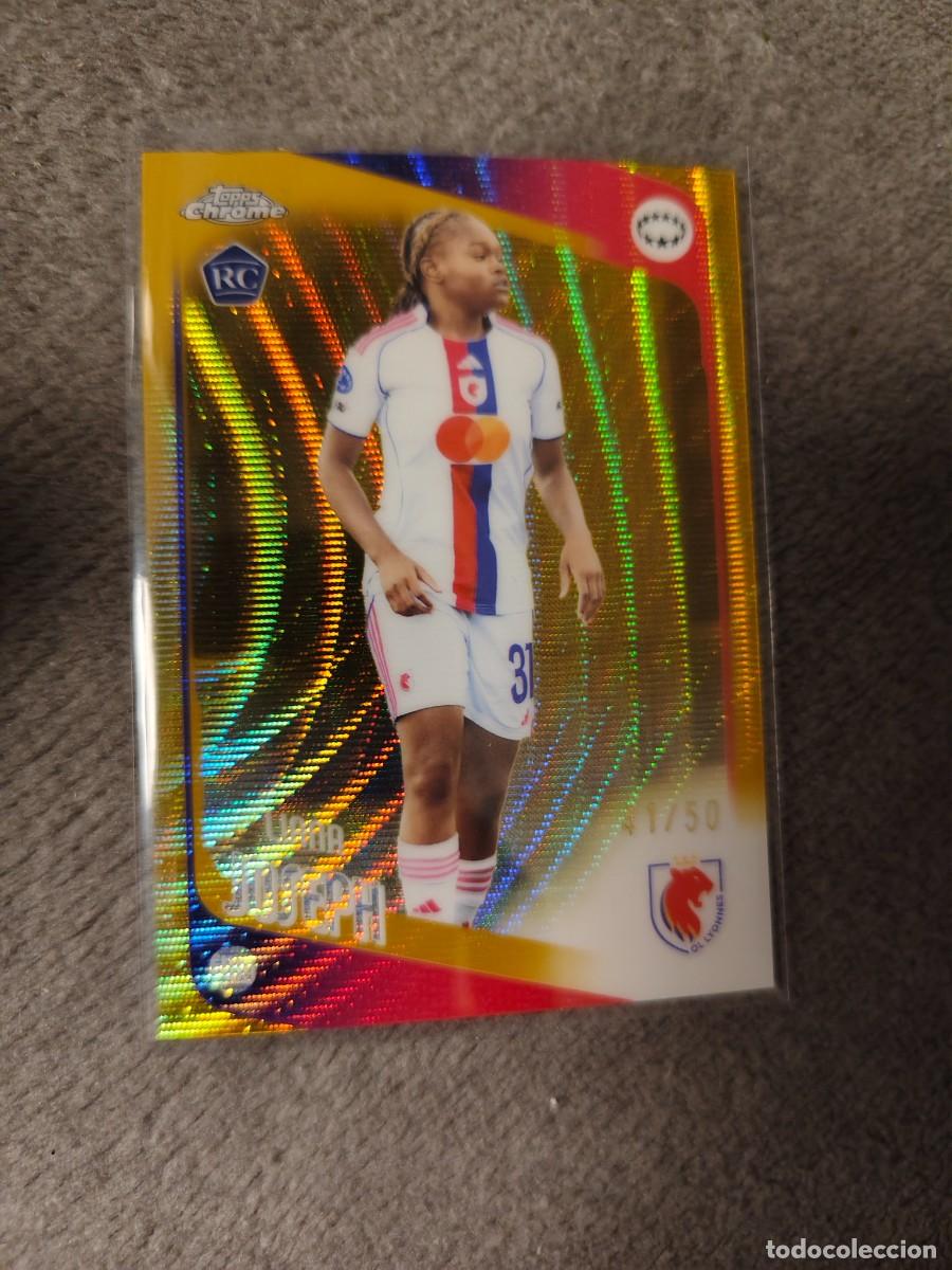 Cromos de f&uacute;tbol: 53 UWCL 25 26 CHROME LIANA JOSEPH OL LYONNES NUMERADA 50 WOMEN CHAMPIONS LEAGUE TOPPS 2025 2026 AAE