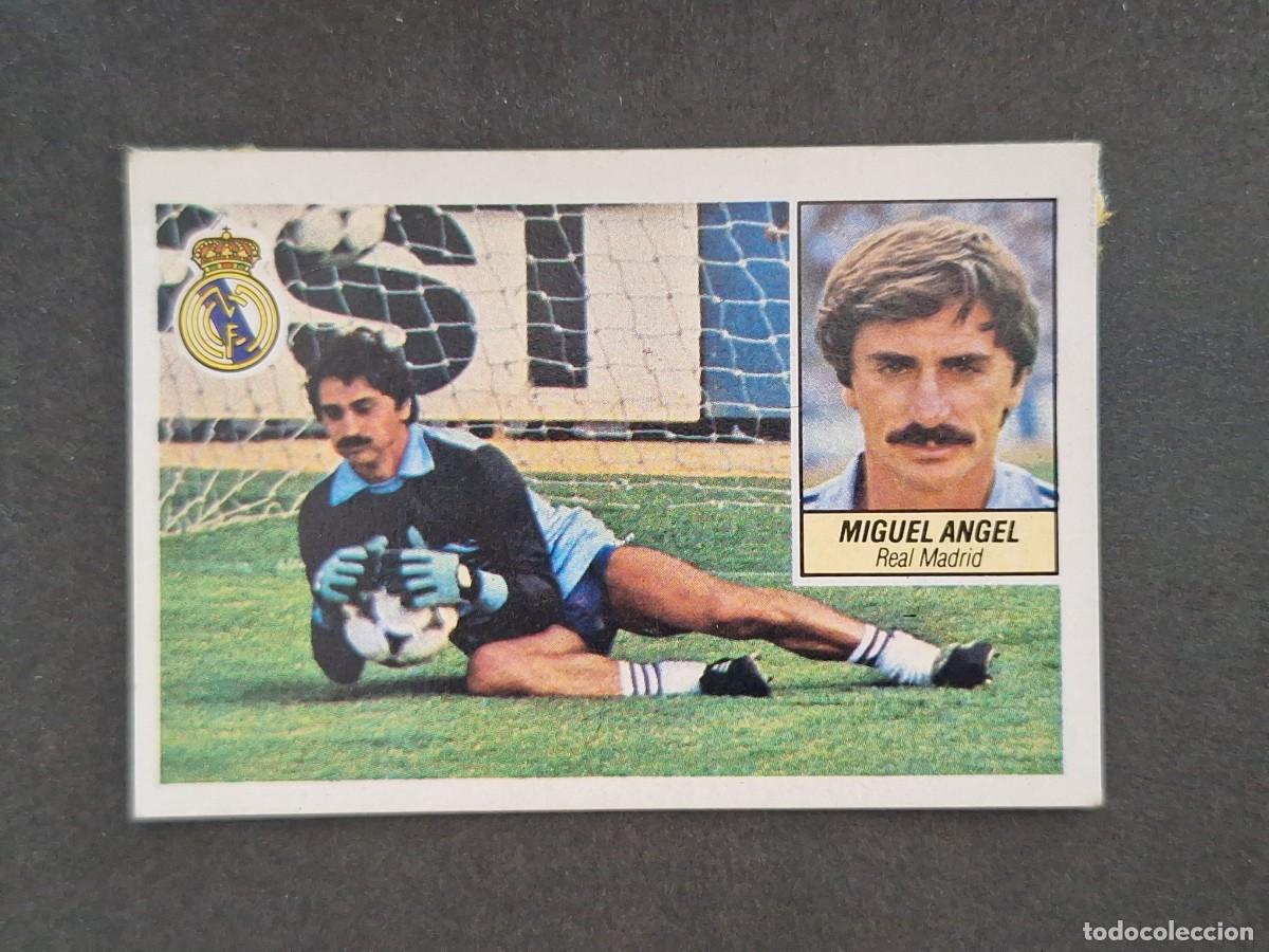 Cromos de f&uacute;tbol: L5 MIGUEL ANGEL REAL MADRID LIGA ESTE 1984 1985 84 85 DESPEGADO RECUPERADO