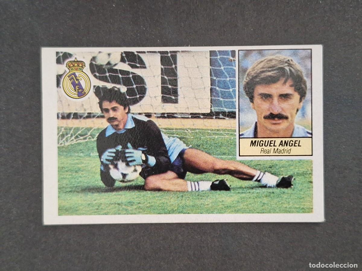 Cromos de f&uacute;tbol: L5 MIGUEL ANGEL REAL MADRID LIGA ESTE 1984 1985 84 85 DESPEGADO RECUPERADO