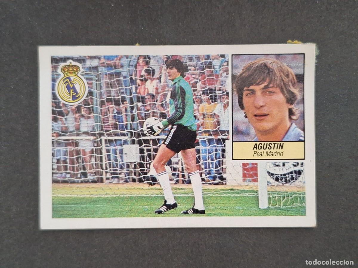 Cromos de f&uacute;tbol: L5 AGUSTIN REAL MADRID LIGA ESTE 1984 1985 84 85 DESPEGADO RECUPERADO