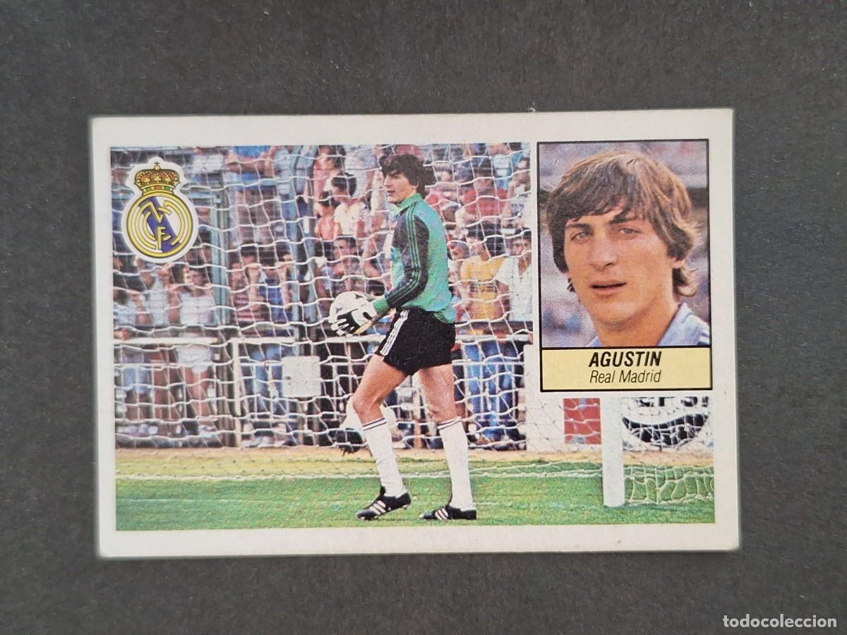 Cromos de f&uacute;tbol: L5 AGUSTIN REAL MADRID LIGA ESTE 1984 1985 84 85 DESPEGADO RECUPERADO