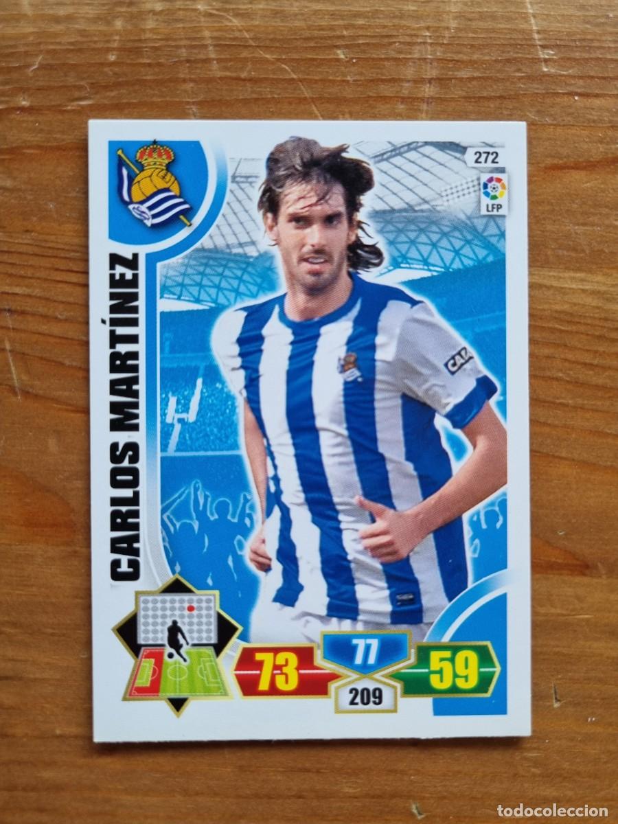 Cromos de f&uacute;tbol: 272 CARLOS MART&Iacute;NEZ (Real Sociedad). Liga 2013 2014 13 14 Adrenalyn XL