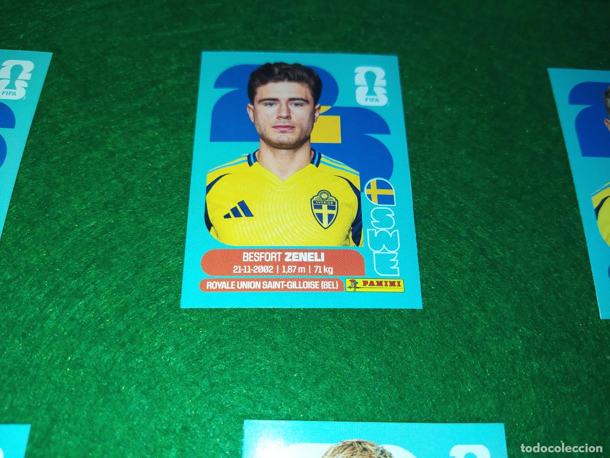 Cromos de f&uacute;tbol: COLLECTION WORLD CUP MUNDIAL 2026 - UPDATE SET - ACTUALIZAION - SUECIA ZENELI
