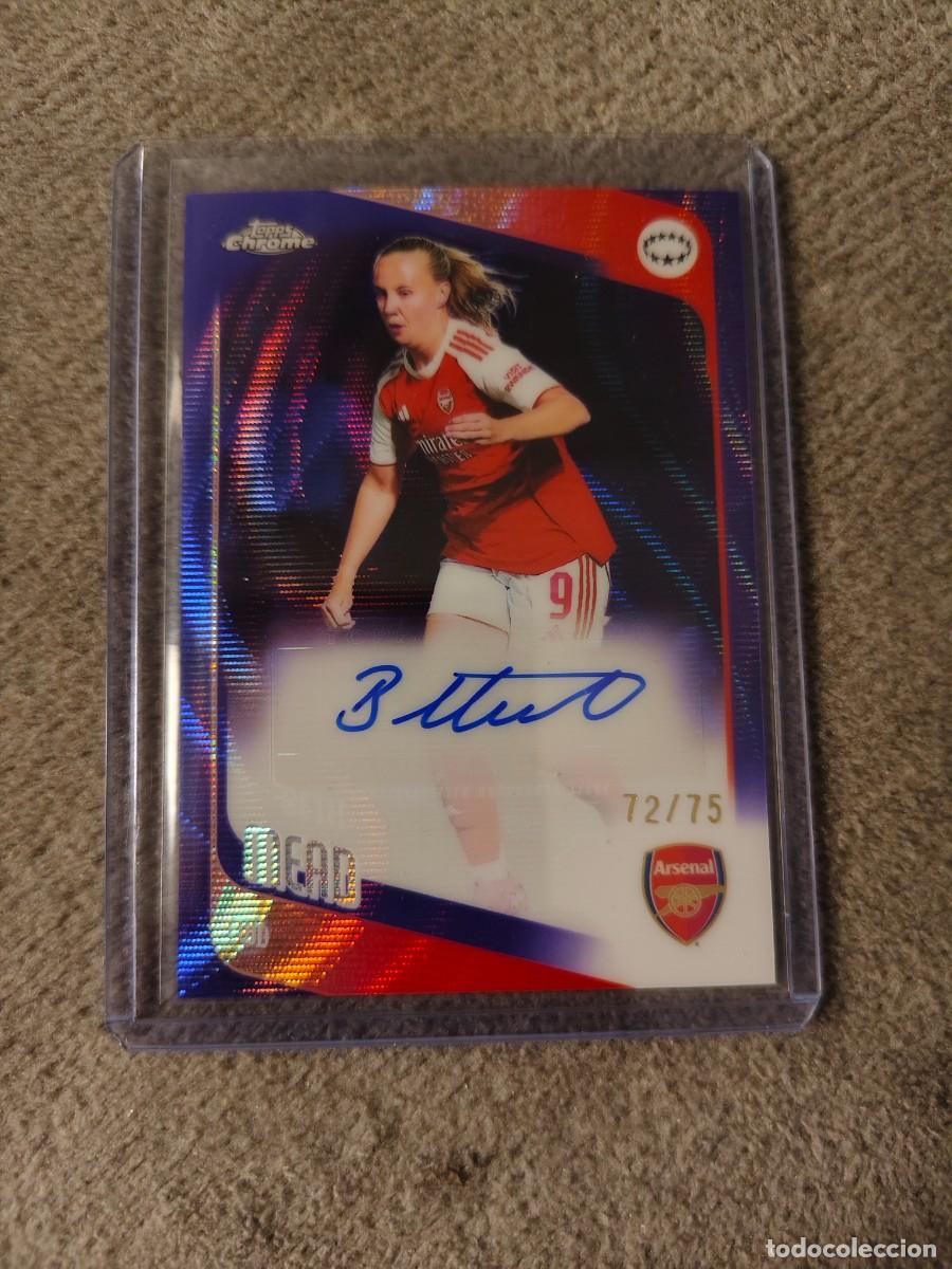 Cromos de f&uacute;tbol: 100 UWCL 25 26 CHROME BETH MEAD ARSENAL AUTOGRAFO 75 WOMEN CHAMPIONS LEAGUE TOPPS 2025 2026 AAE