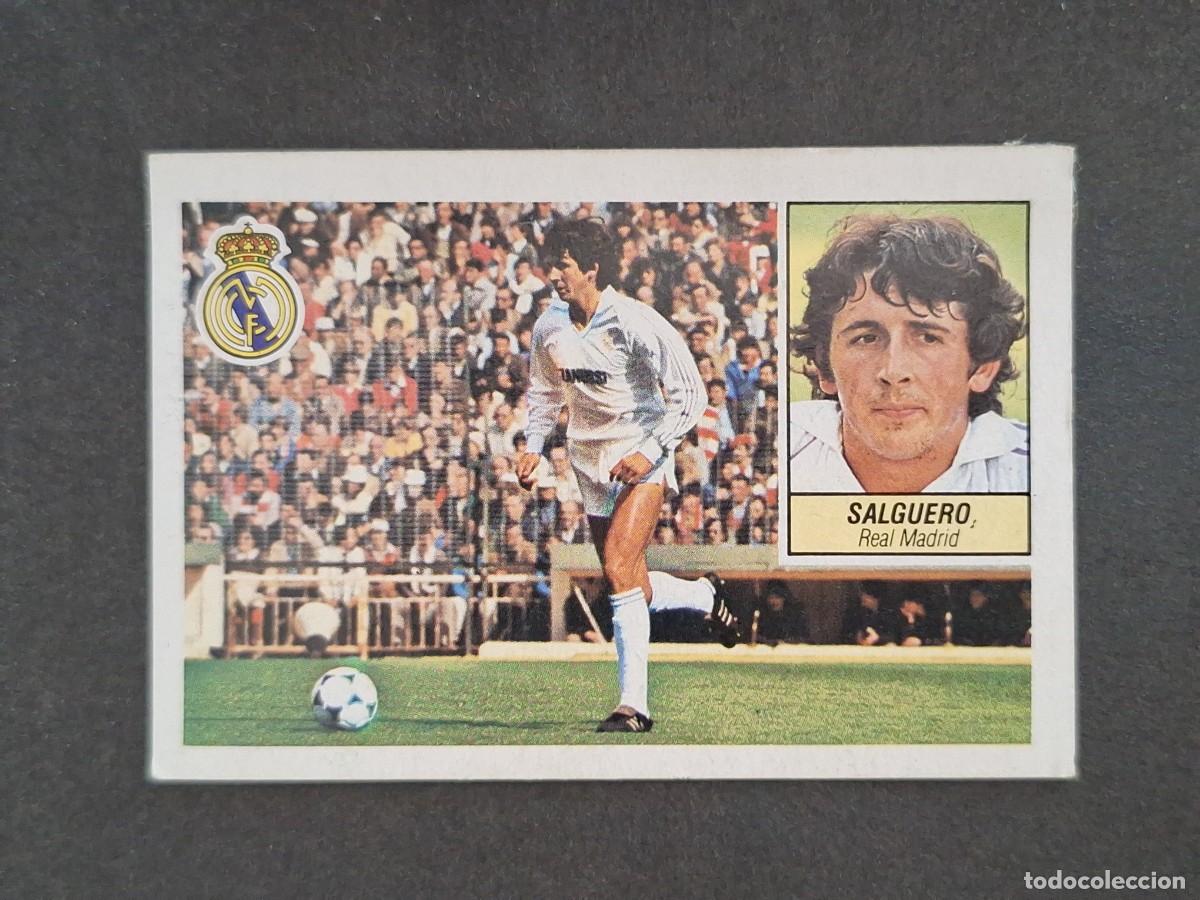 Cromos de f&uacute;tbol: L5 SALGUERO REAL MADRID LIGA ESTE 1984 1985 84 85 DESPEGADO RECUPERADO