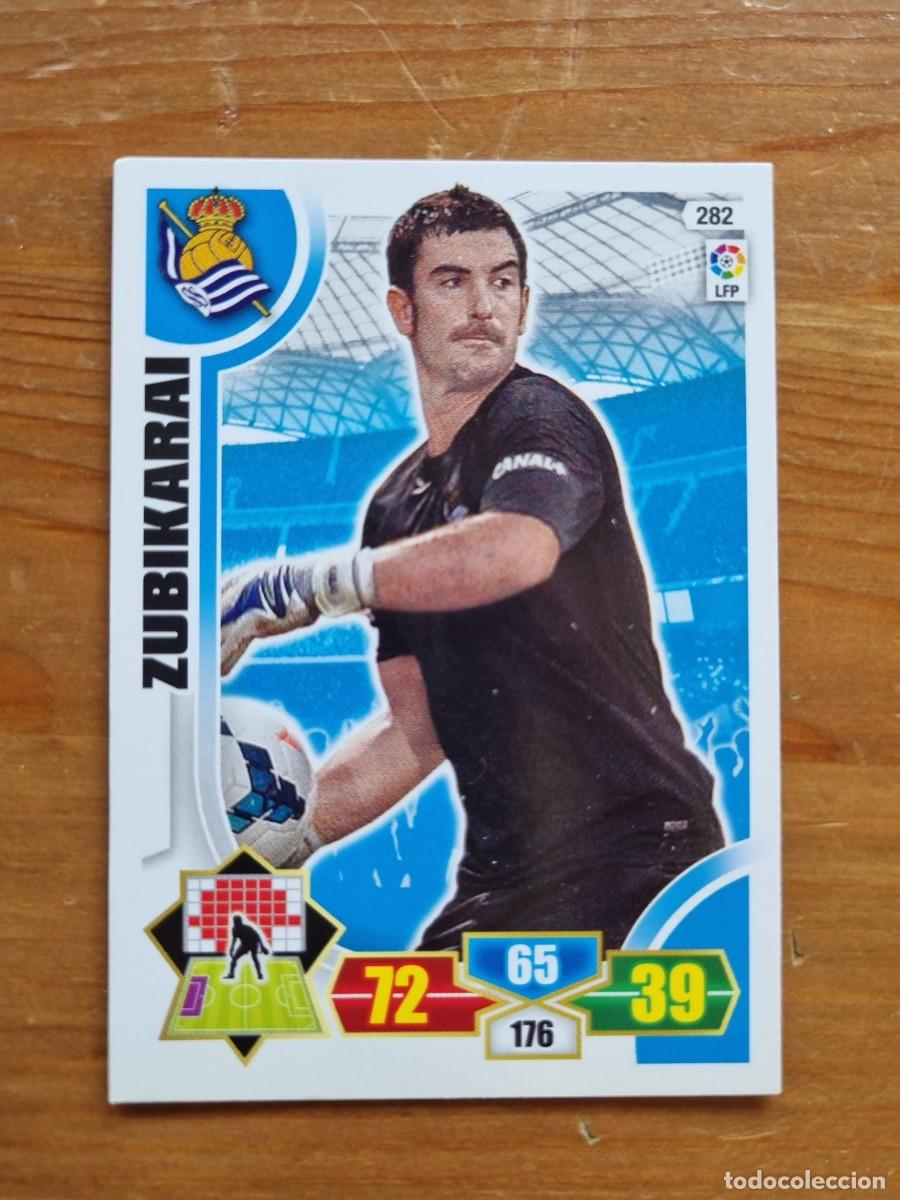 Cromos de f&uacute;tbol: 282 ZUBIKARAI (Real Sociedad). Liga 2013 2014 13 14 Adrenalyn XL