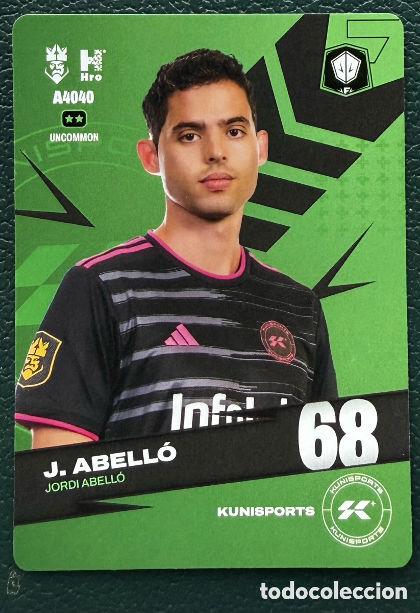 Cartes &agrave; collectionner de Football: A4040 JORDI ABELLO KUNISPORTS FICHAS ALBUM KINGS LEAGUE INFOJOBS 2024