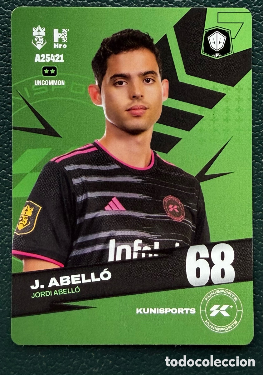 Cartes &agrave; collectionner de Football: A25421 JORDI ABELLO KUNISPORTS FICHAS ALBUM KINGS LEAGUE INFOJOBS 2024