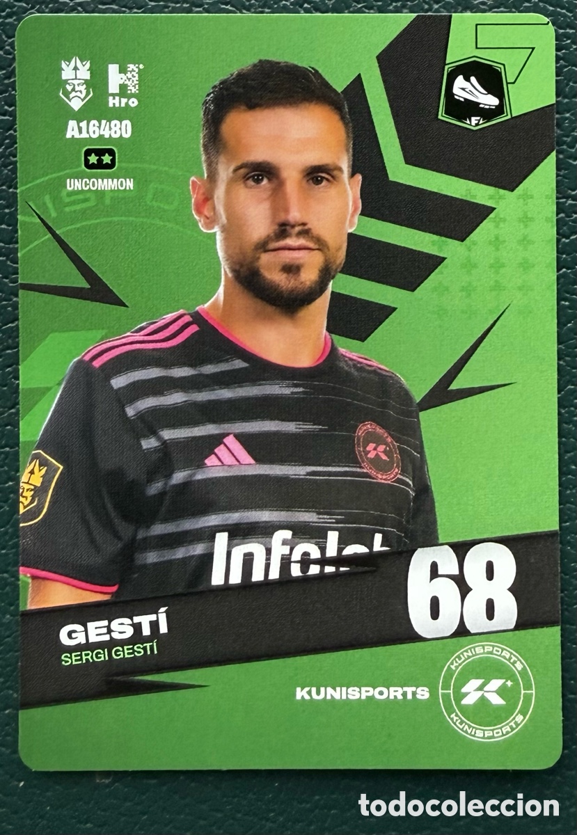 Cromos de Futebol: A16480 SERGI GESTI KUNISPORTS FICHAS ALBUM KINGS LEAGUE INFOJOBS 2024