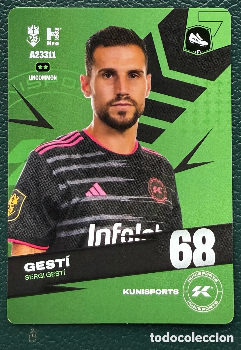 Cromos de Futebol: A23311 SERGI GESTI KUNISPORTS FICHAS ALBUM KINGS LEAGUE INFOJOBS 2024