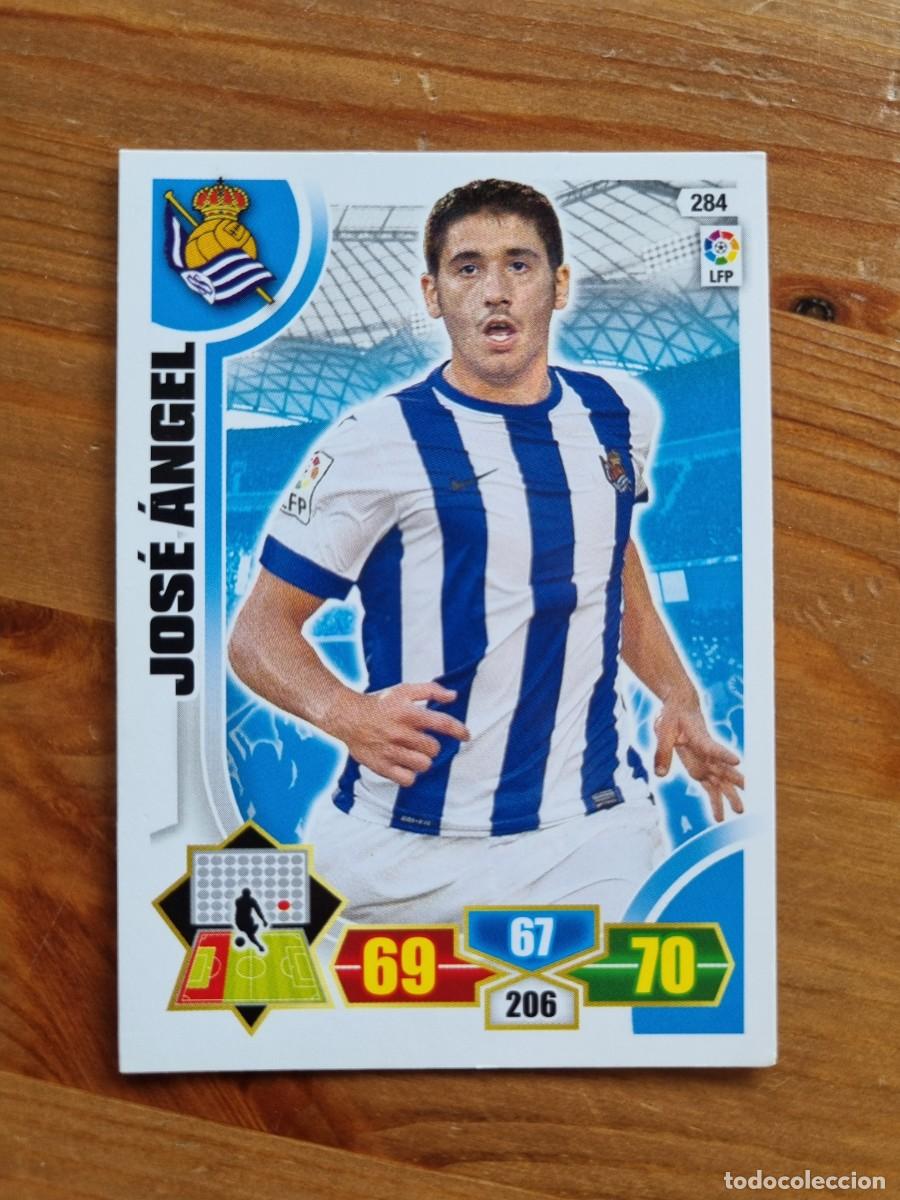 Cromos de f&uacute;tbol: 284 JOS&Eacute; &Aacute;NGEL (Real Sociedad). Liga 2013 2014 13 14 Adrenalyn XL
