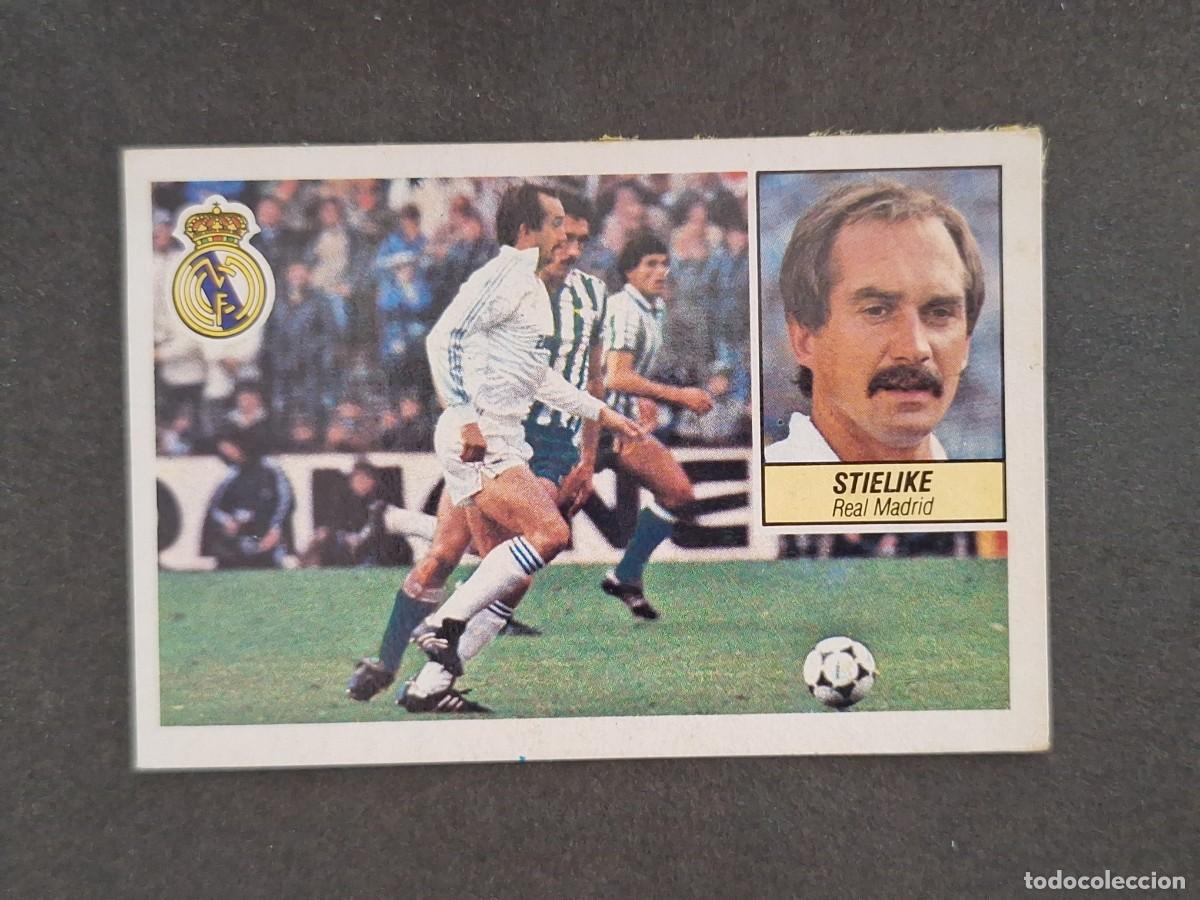 Cromos de f&uacute;tbol: L5 STIELIKE REAL MADRID LIGA ESTE 1984 1985 84 85 DESPEGADO RECUPERADO
