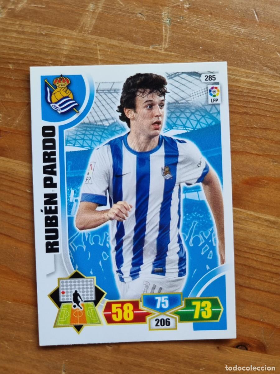 Cromos de f&uacute;tbol: 285 RUB&Eacute;N PARDO (Real Sociedad). Liga 2013 2014 13 14 Adrenalyn XL