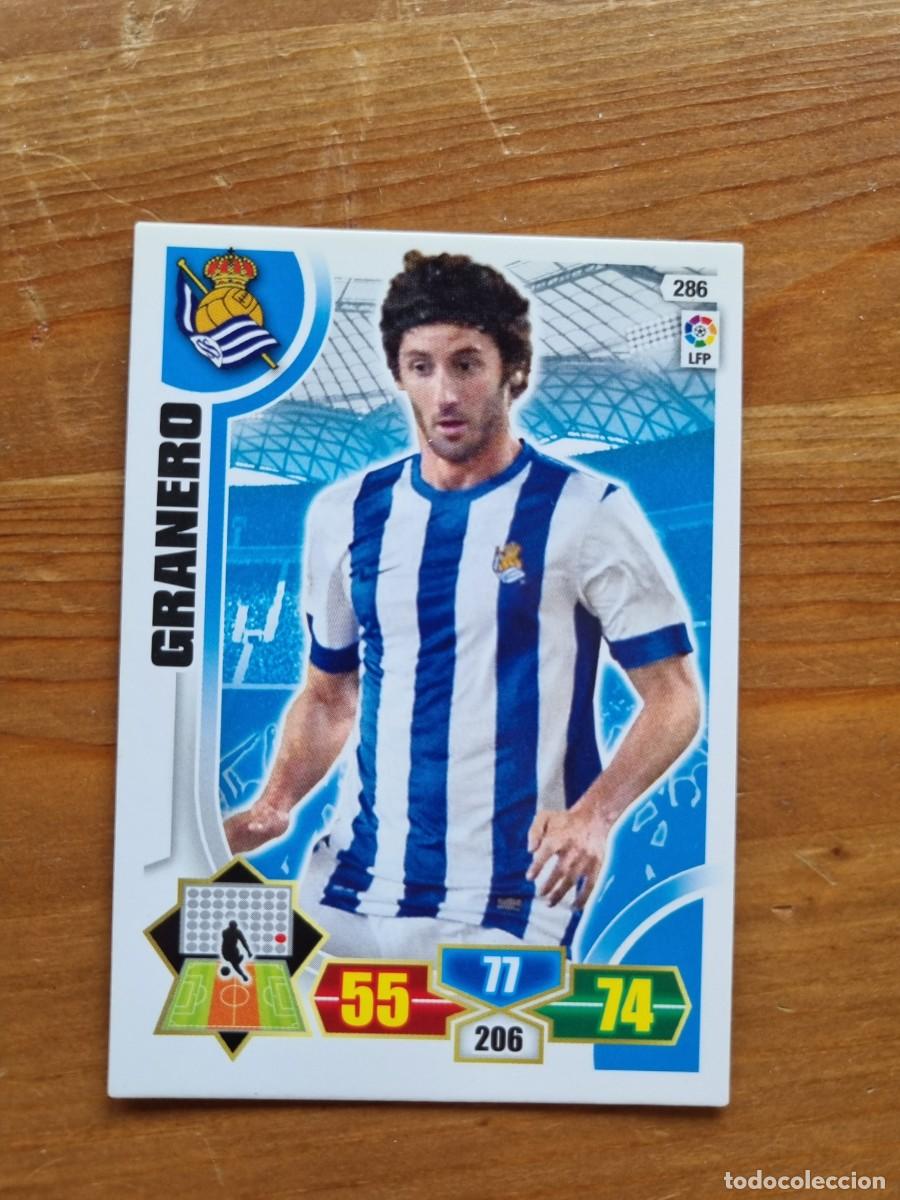 Cromos de f&uacute;tbol: 286 GRANERO (Real Sociedad). Liga 2013 2014 13 14 Adrenalyn XL