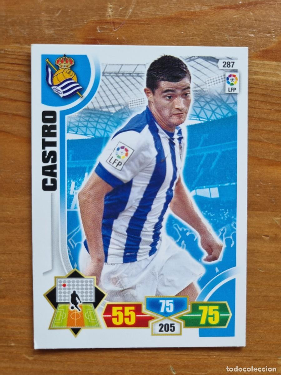 Cromos de f&uacute;tbol: 287 CASTRO (Real Sociedad). Liga 2013 2014 13 14 Adrenalyn XL