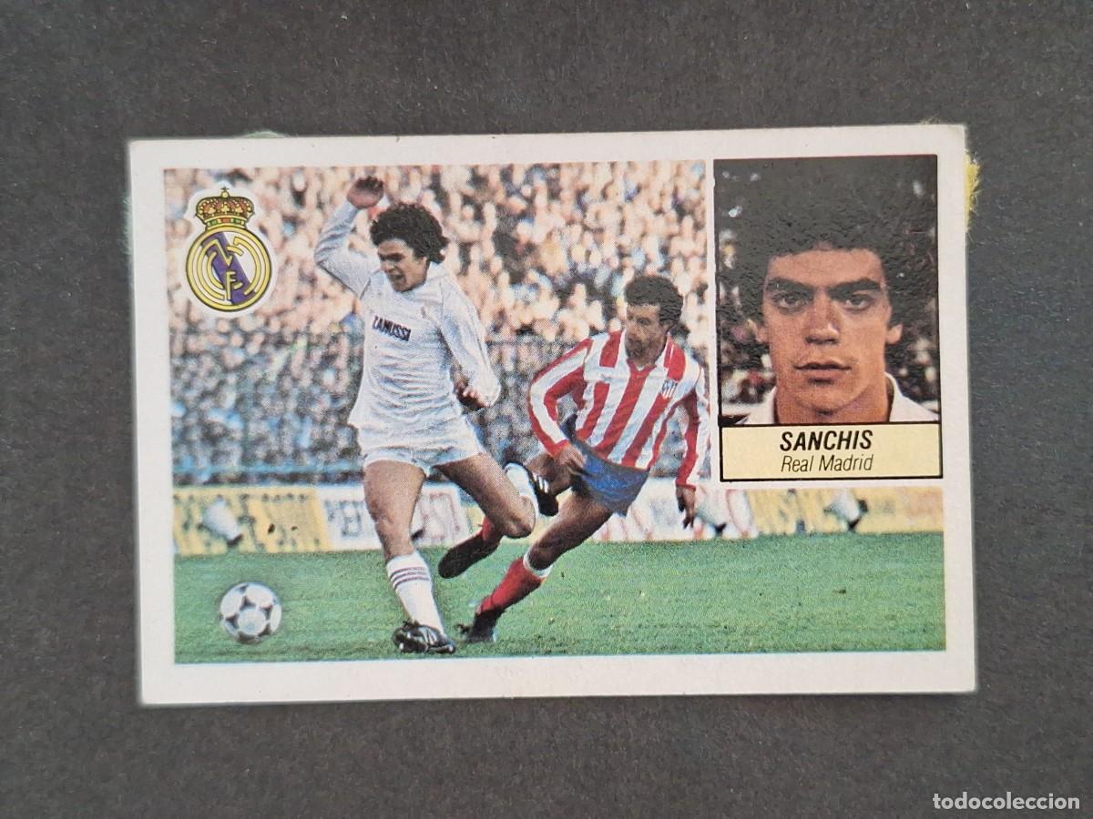 Cromos de f&uacute;tbol: L5 SANCHIS REAL MADRID LIGA ESTE 1984 1985 84 85 DESPEGADO RECUPERADO