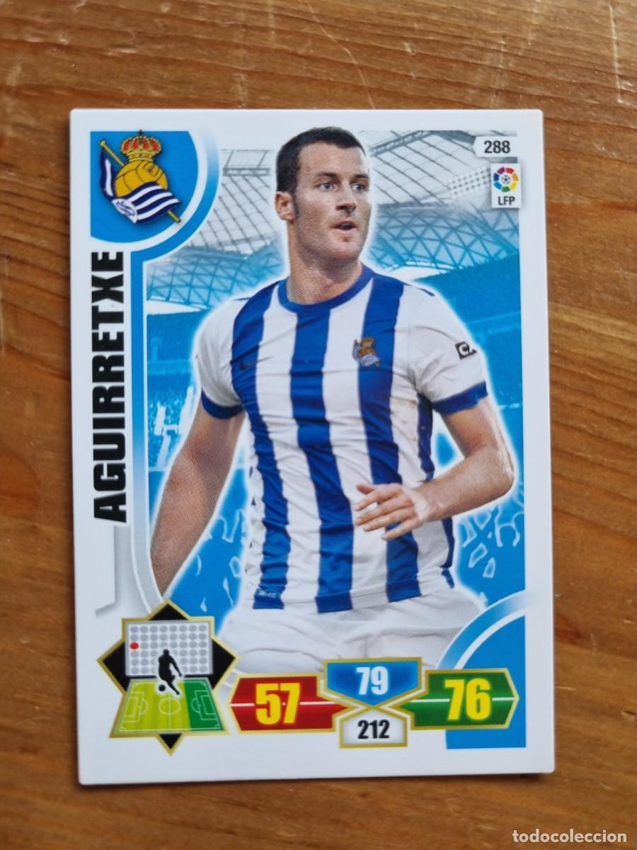 Cromos de f&uacute;tbol: 288 AGUIRRETXE (Real Sociedad). Liga 2013 2014 13 14 Adrenalyn XL