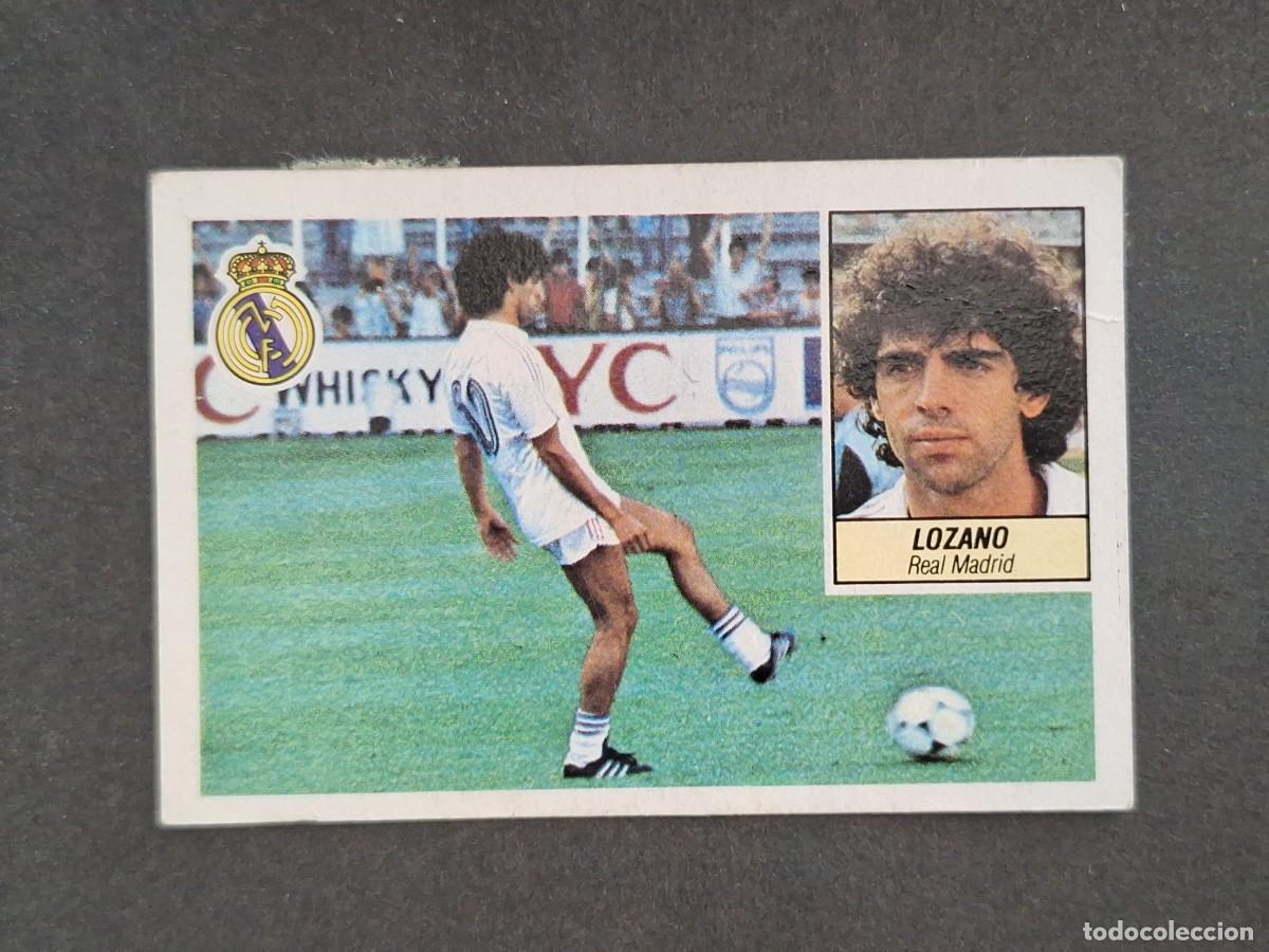 Cromos de f&uacute;tbol: L5 LOZANO REAL MADRID LIGA ESTE 1984 1985 84 85 DESPEGADO RECUPERADO