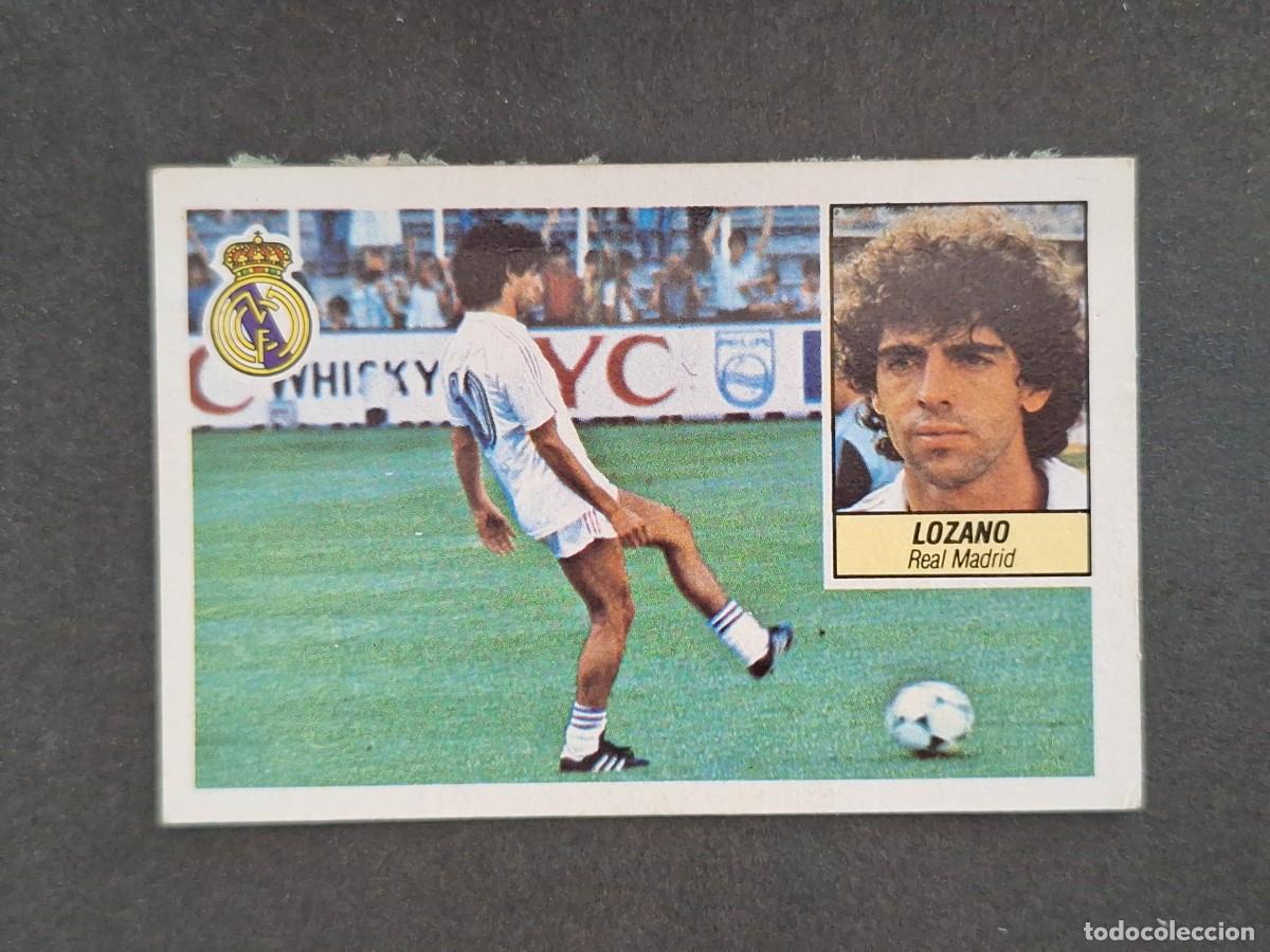 Cromos de f&uacute;tbol: L5 LOZANO REAL MADRID LIGA ESTE 1984 1985 84 85 DESPEGADO RECUPERADO