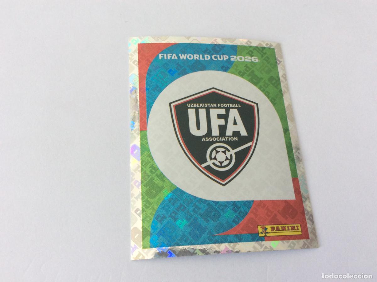 Cromos de f&uacute;tbol: UZB1 UZB 1 Escudo Uzbekistan Sticker Cromo FIFA World Cup 2026 26 Panini Mundial