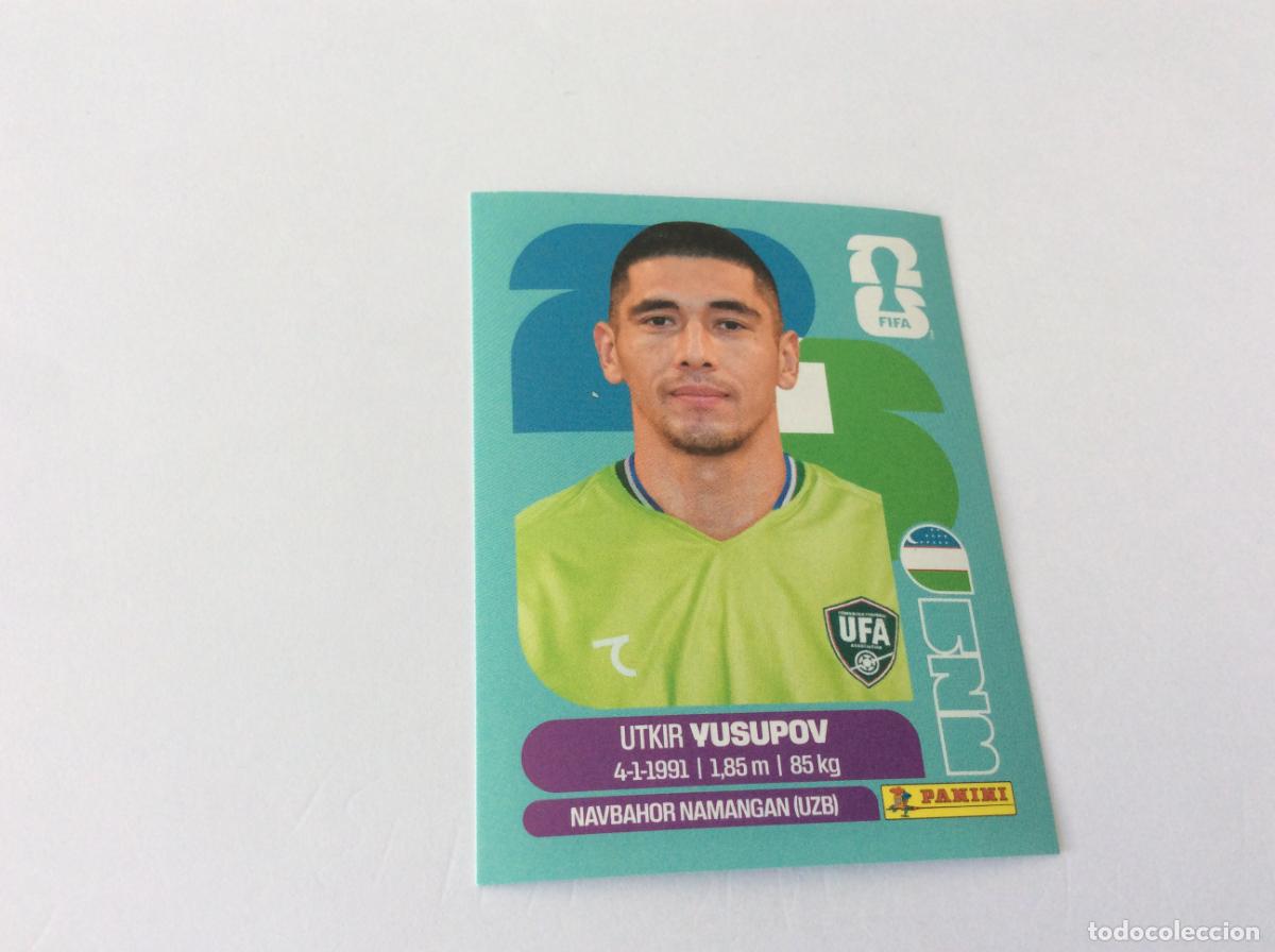 Cromos de f&uacute;tbol: UZB2 UZB 2 Utkir Yusupov Uzbekistan Sticker Cromo FIFA World Cup 2026 26 Panini Mundial