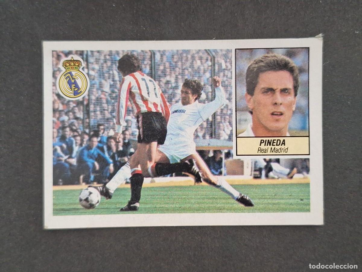Cromos de f&uacute;tbol: L5 PINEDA REAL MADRID LIGA ESTE 1984 1985 84 85 DESPEGADO RECUPERADO