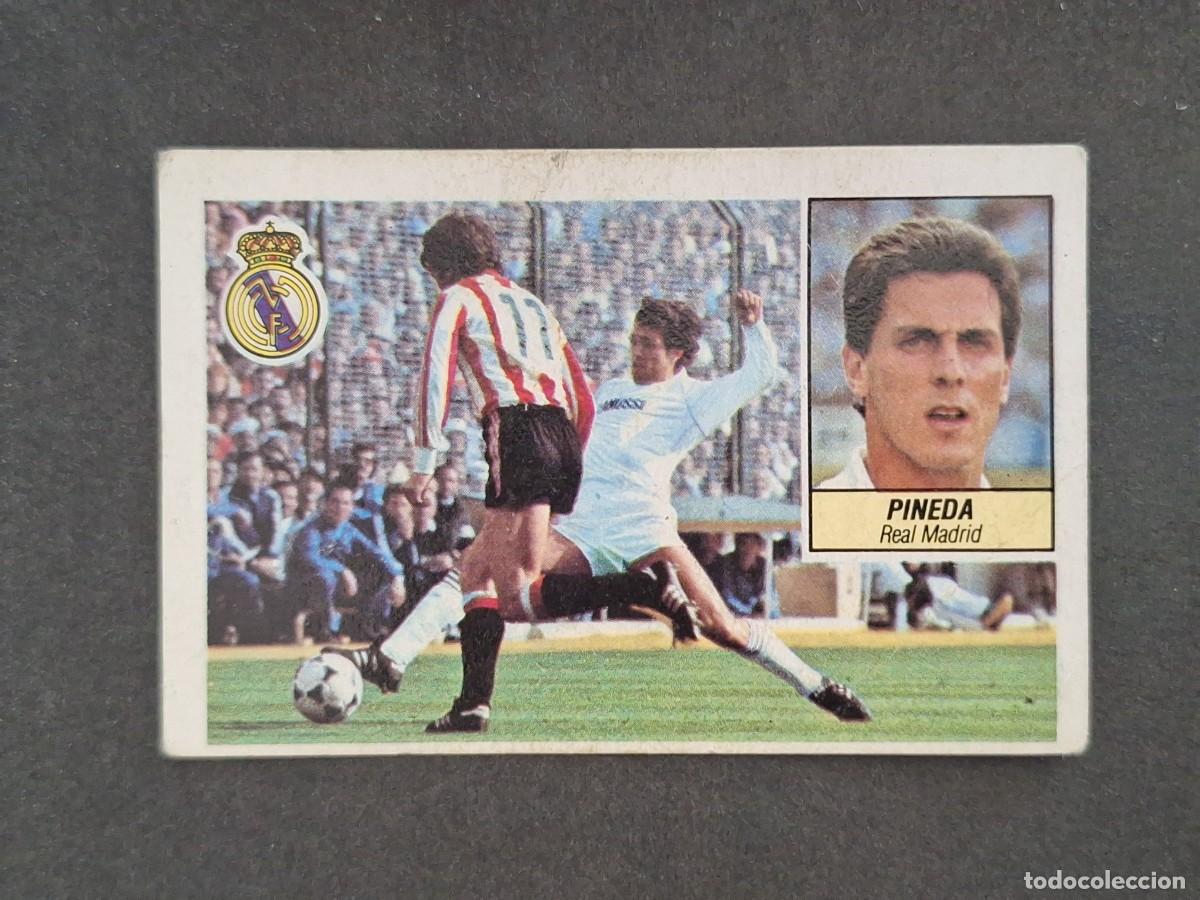 Cromos de f&uacute;tbol: L5 PINEDA REAL MADRID LIGA ESTE 1984 1985 84 85 DESPEGADO RECUPERADO