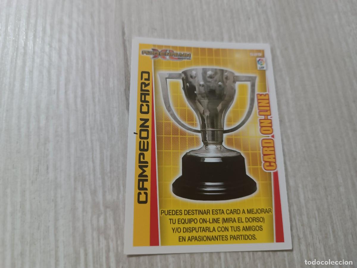 Cromos de f&uacute;tbol: CAMPE&Oacute;N CARD ADRENALYN 2012 2013 12 13