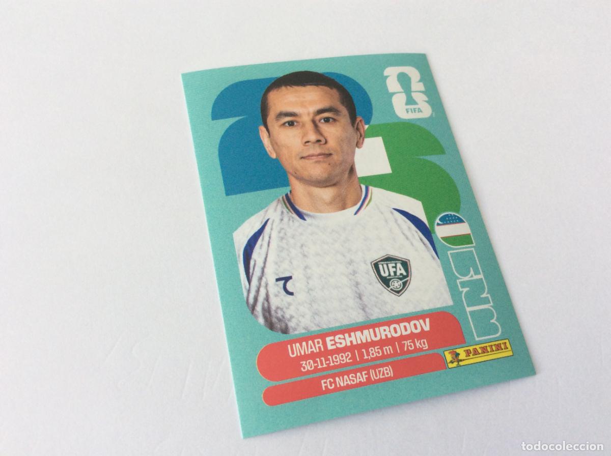 Cromos de f&uacute;tbol: UZB5 UZB 5 Umar Eshmurodov Uzbekistan Sticker Cromo FIFA World Cup 2026 26 Panini Mundial